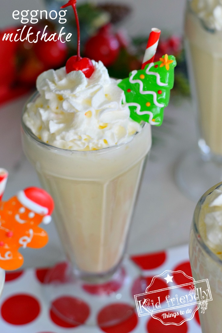 Eggnog Milkshake Recipe {Easy to Make}