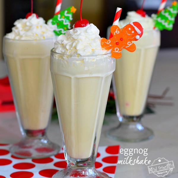 Healthy Eggnog Milkshake - The Oregon Dietitian