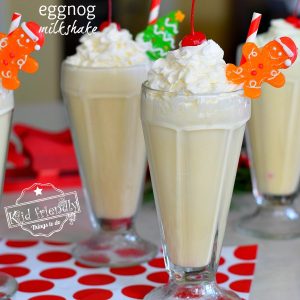 Eggnog Milkshake Drink