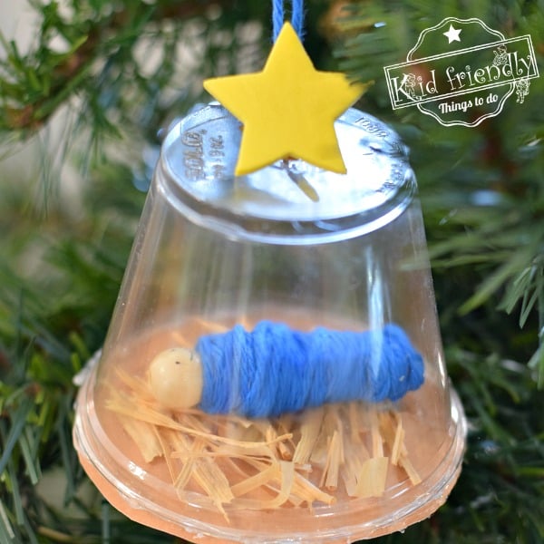 Nativity Ornament for Kids to Make (with VIDEO) | Kid Friendly Things To Do