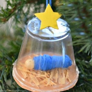 baby Jesus nativity ornament for Christmas