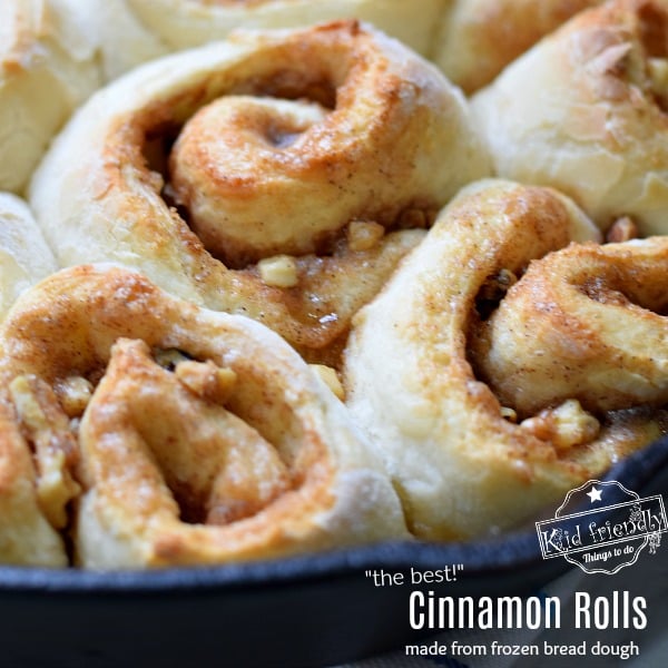 Make ahead cinnamon rolls