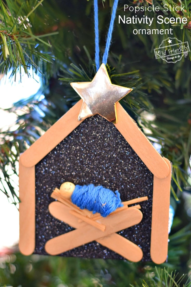 Make a Craft Stick Nativity Scene - Frugal Fun For Boys and Girls