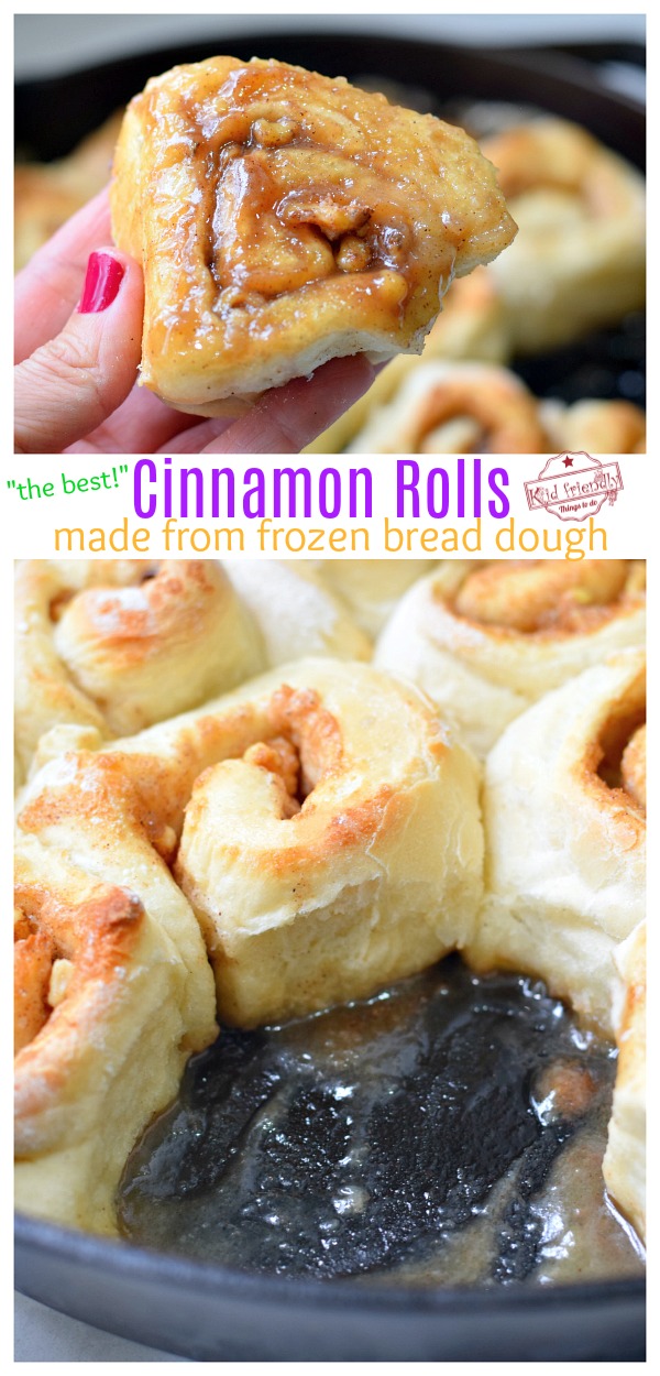 {The Best!} Cinnamon Rolls Made with Frozen Bread Dough {VIDEO} | Kid ...