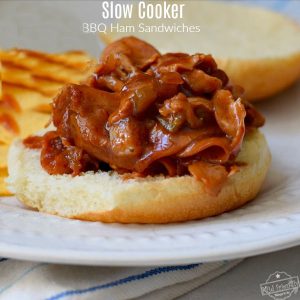slow cooker ham sandwich