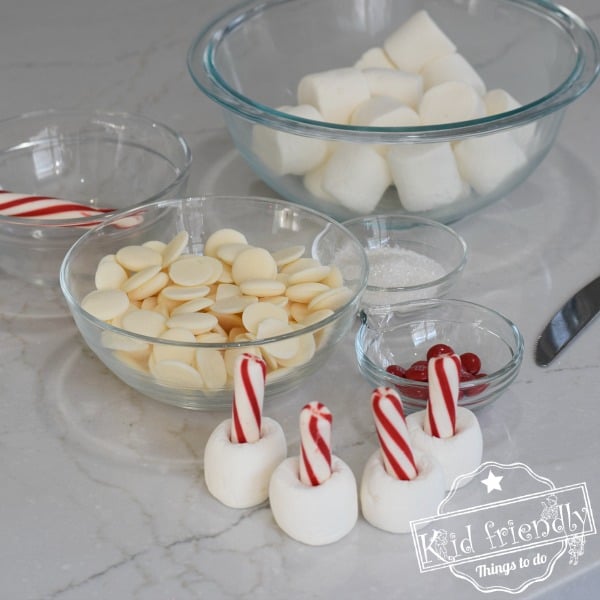 How to make a North Pole Marshmallow Pop