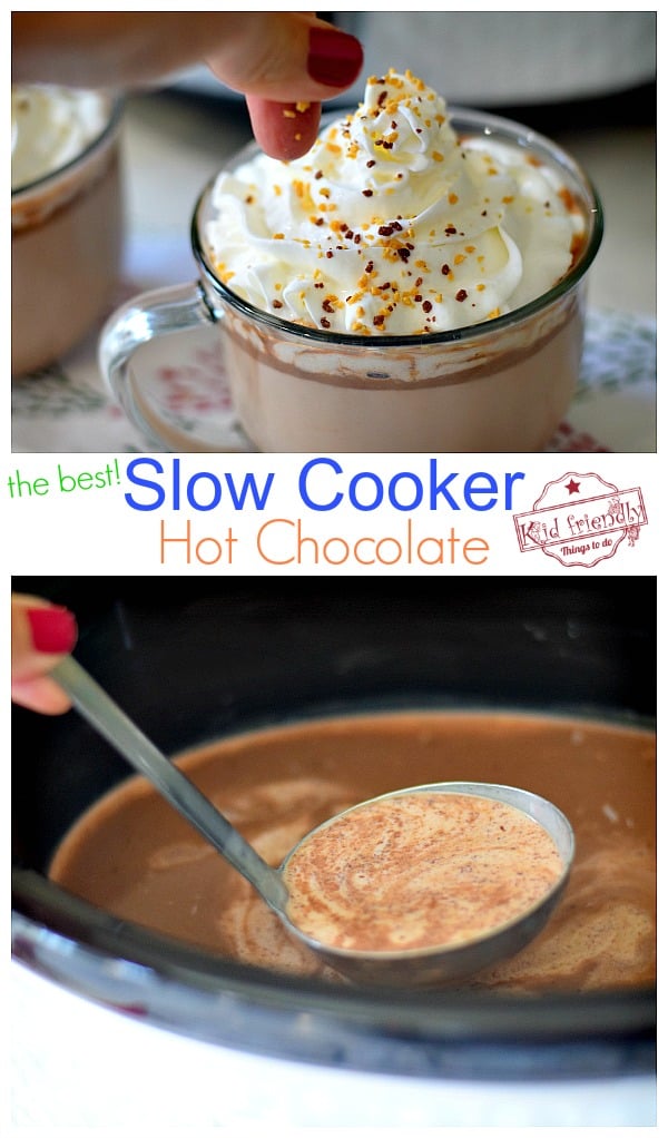 Easy Slow Cooker Hot Chocolate 