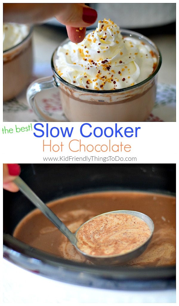 slow cooker hot chocolate 