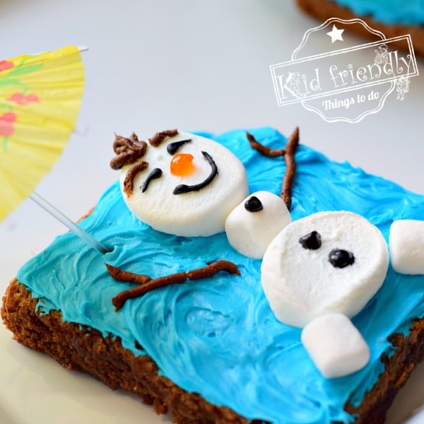 Olaf from Frozen Food Idea