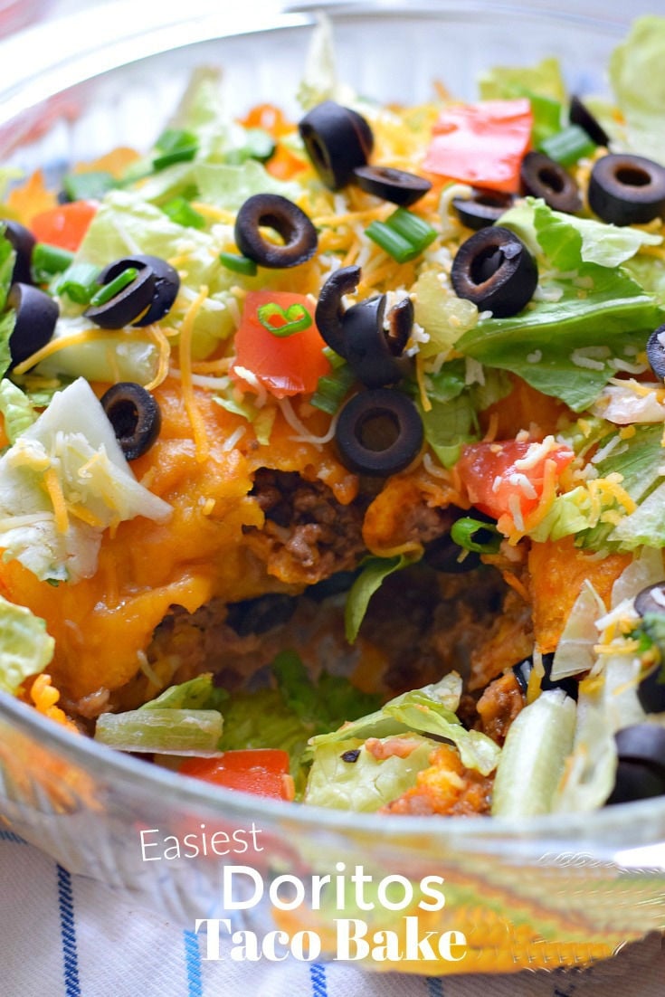 Dorito taco bake casserole