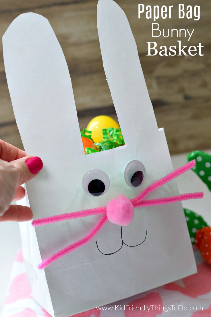 A Paper Bag Easter Bunny