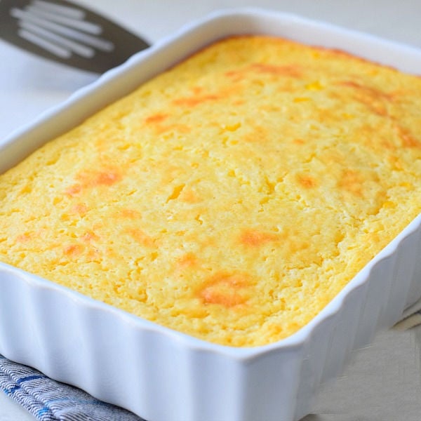 You are currently viewing Creamy Cornbread Casserole {Using Jiffy}