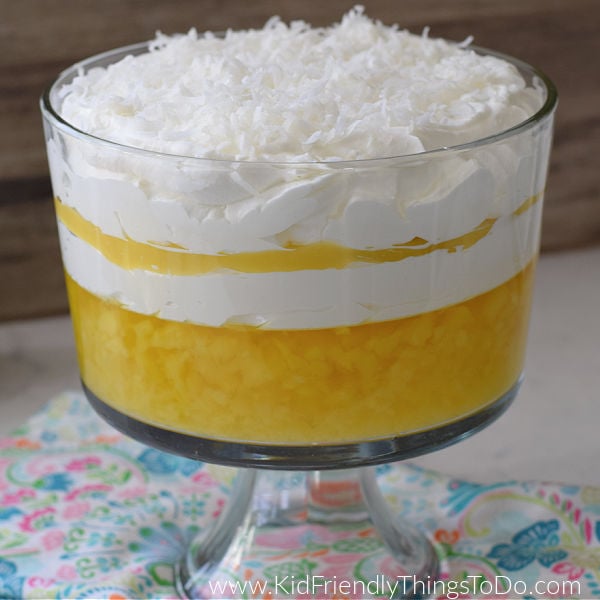 You are currently viewing Layered Jello Salad Recipe {Cream Cheese, Custard, Pineapple & Lemon} | Kid Friendly Things To Do