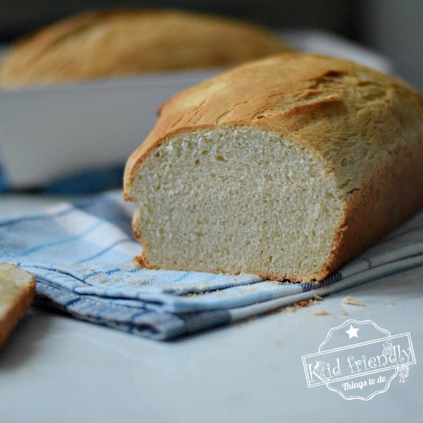 Classic White Bread Recipe {Made with Milk} | Kid Friendly Things To Do
