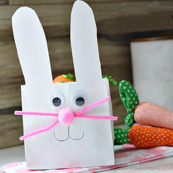 DIY Paper Bag Bunny - Easter Treat Bags