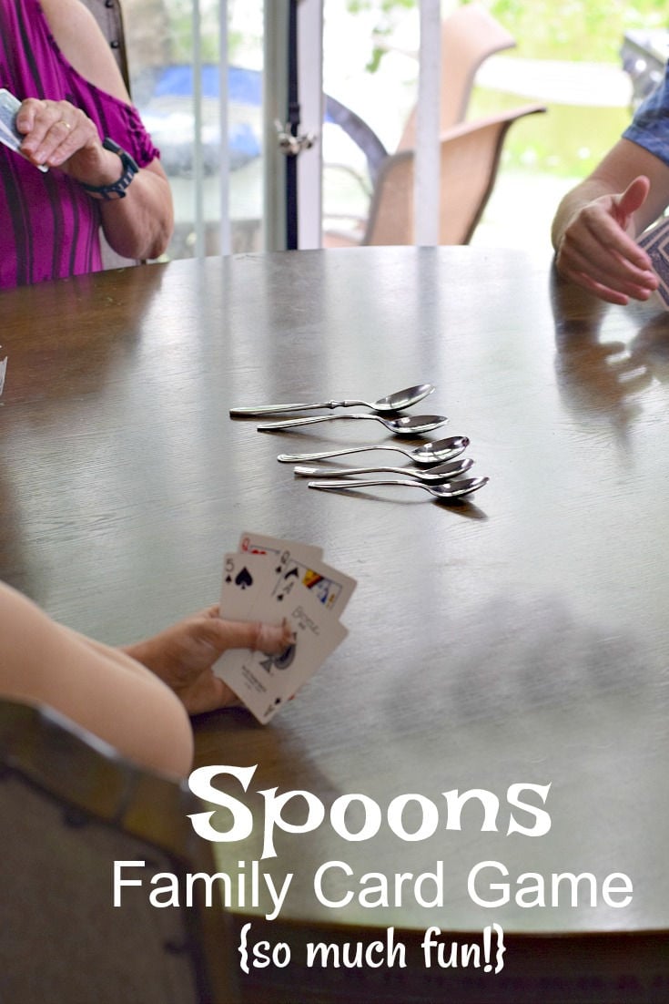 Spoons Card Game {Fun for All Ages!} with video