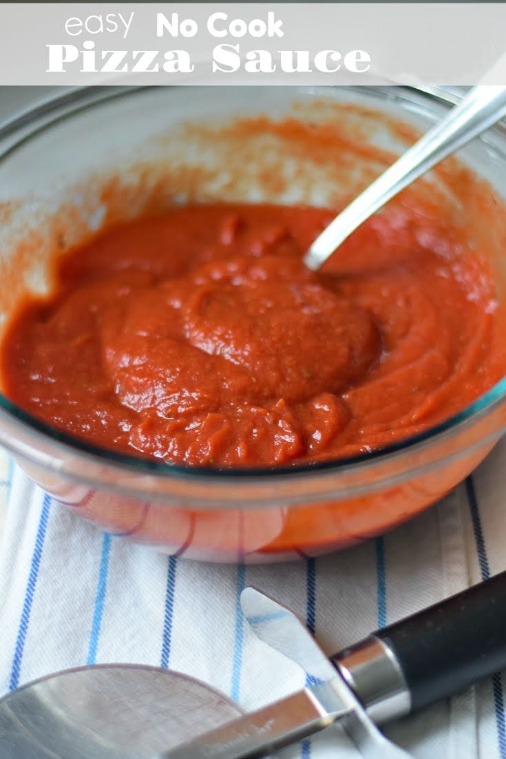 easy to make no cook pizza sauce