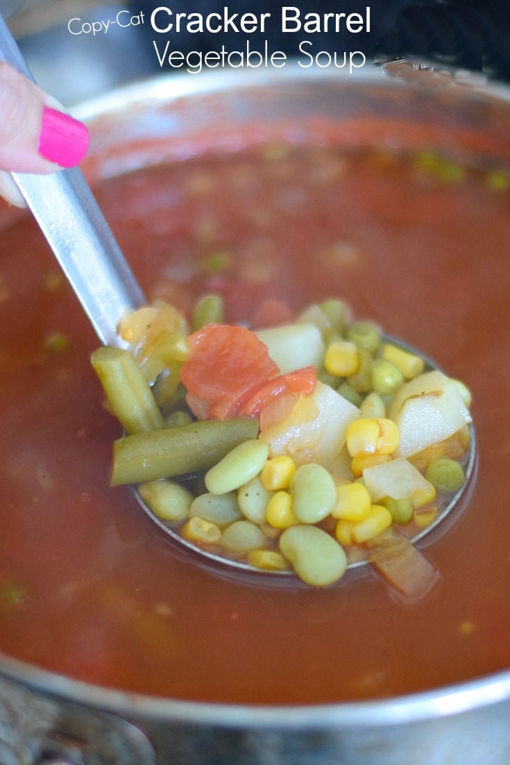 Cracker Barrel copy-cat vegetable soup