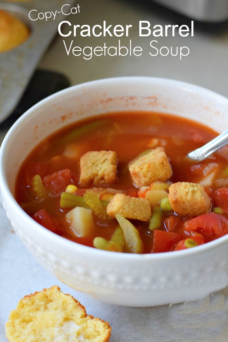 Cracker Barrel copy-cat vegetable soup
