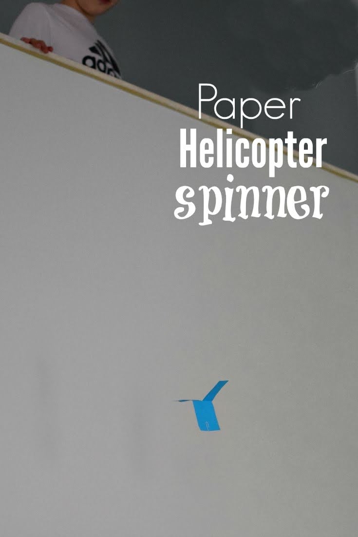paper helicopter spinner