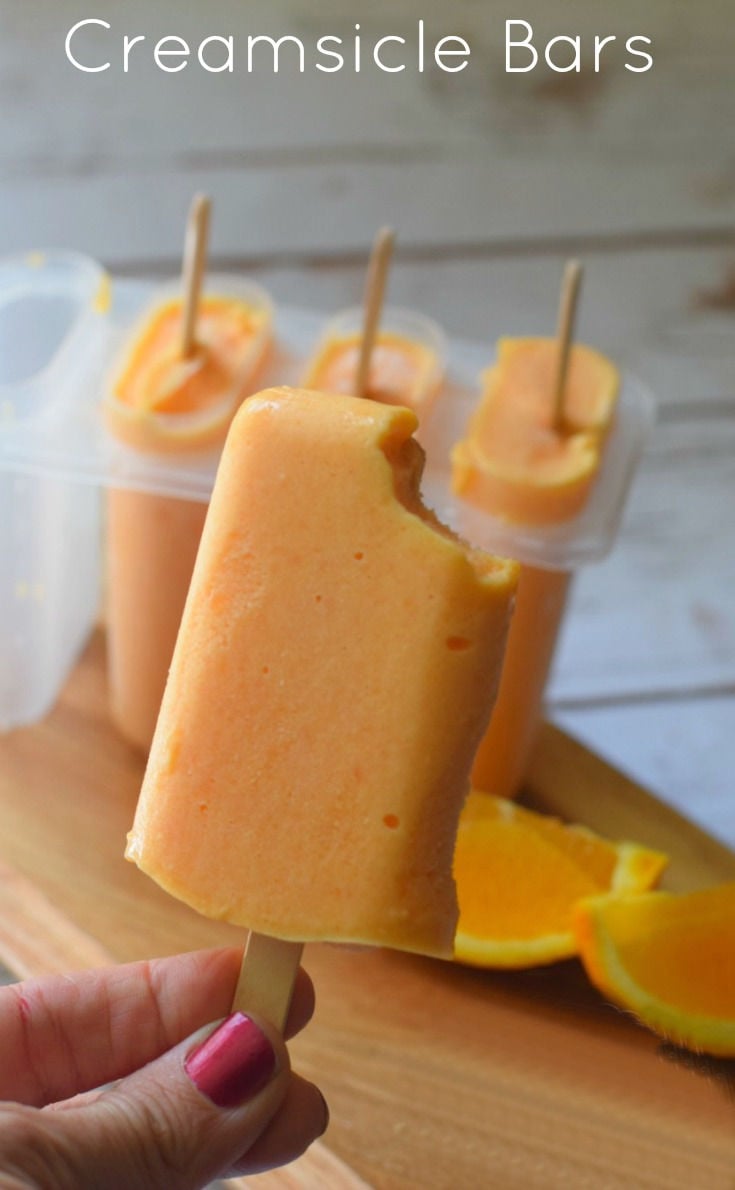 Jell-O creamsicle pop homemade