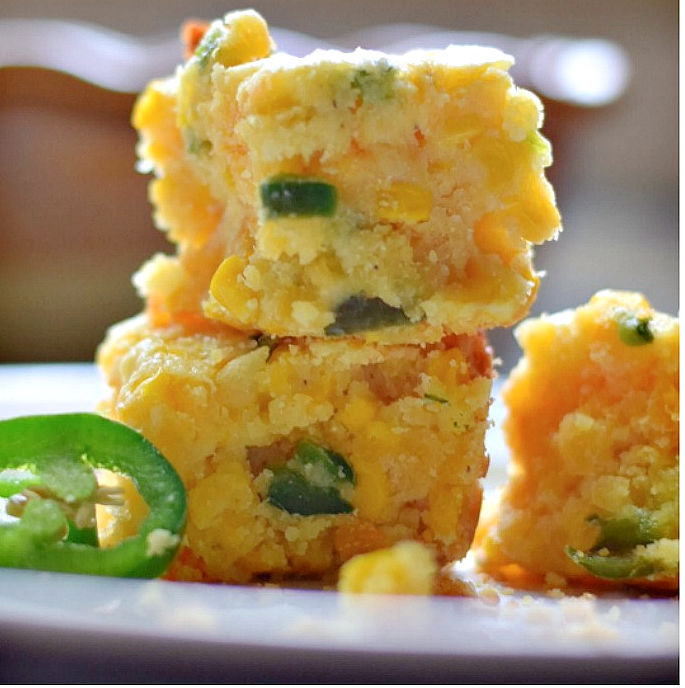 jalapeno cornbread with cheese and Jiffy