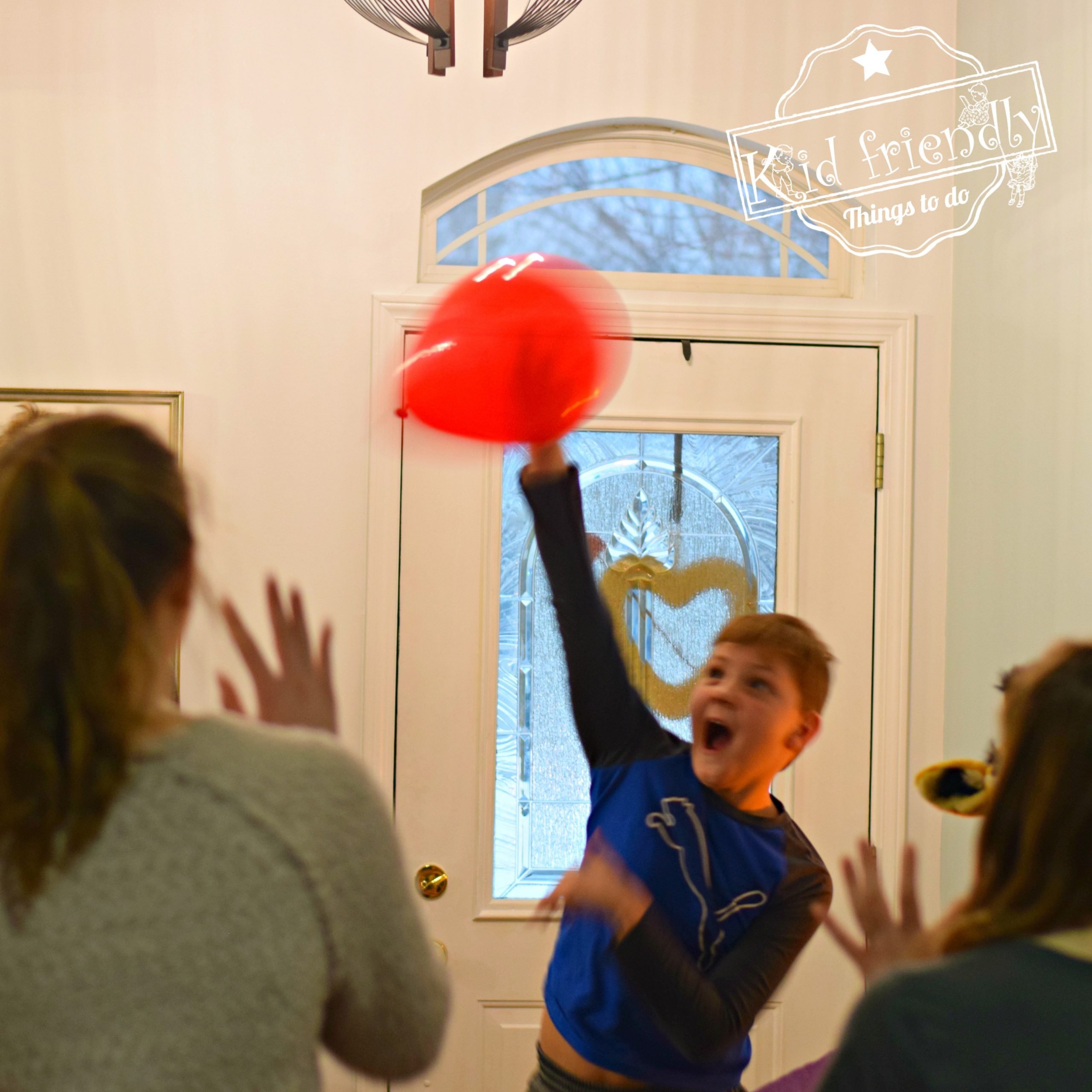 Balloon Volleyball {A Fun Indoor or Outdoor Game for All Ages} | Kid Friendly Things To Do