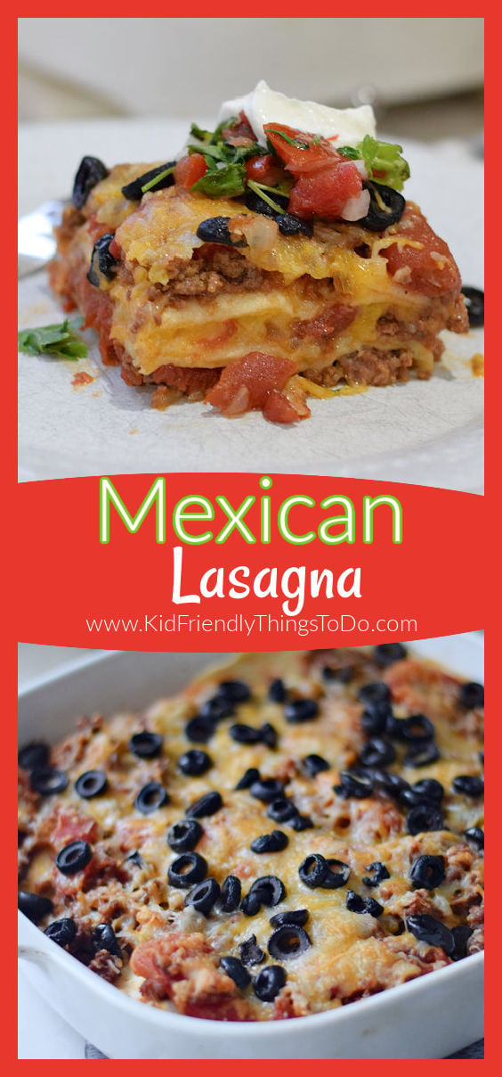 Mexican lasagna 