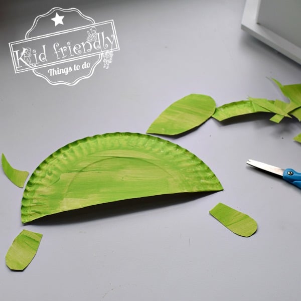 how to make a paper plate turtle craft for kids