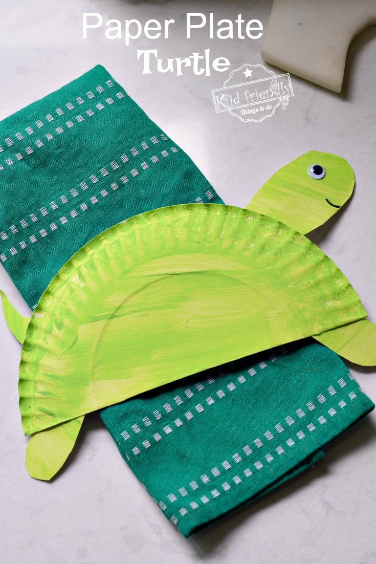 Paper Plate Turtle Craft Idea