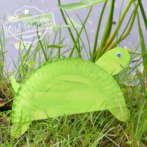 Paper Plate Turtle Craft {Easy}