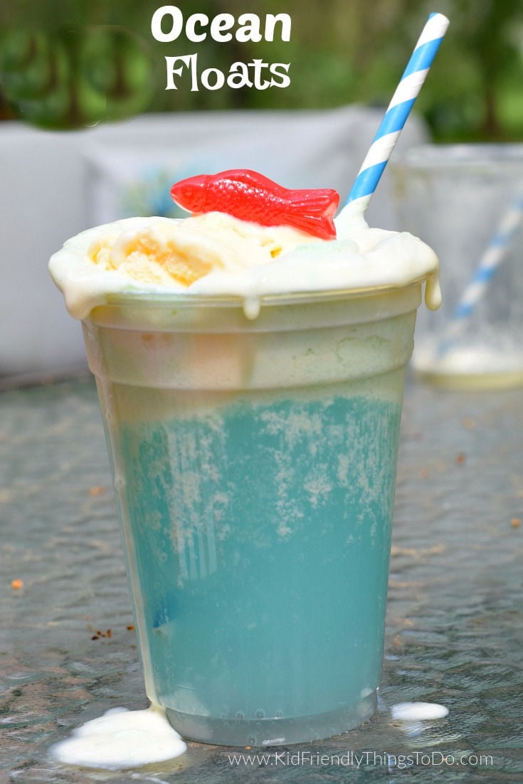 ICEE Float Red Cherry or Blue Raspberry with Vanilla Ice Cream