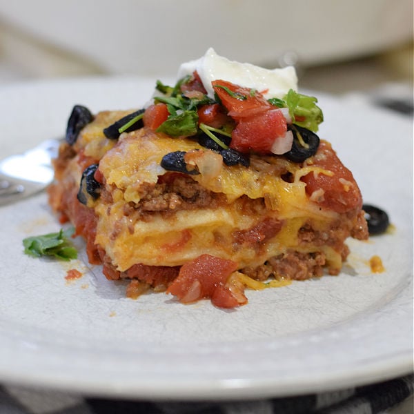 You are currently viewing Mexican Lasagna Recipe {Easy}