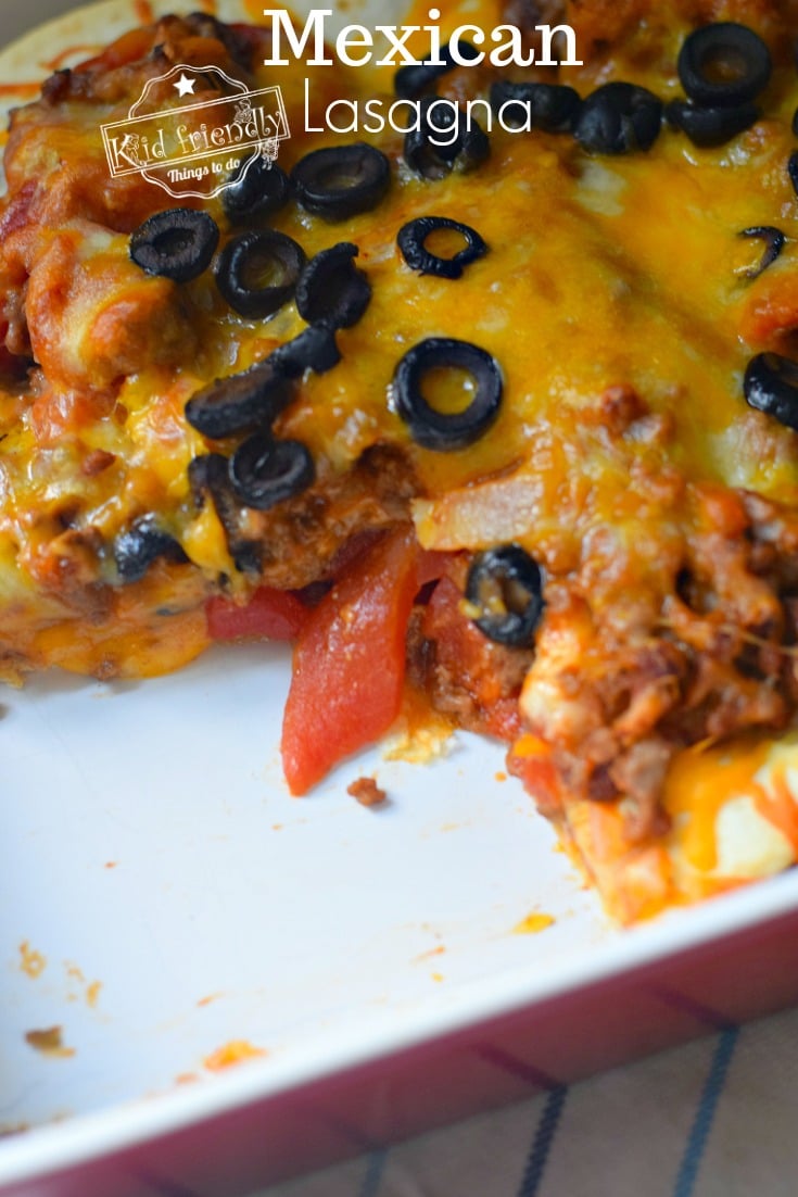 Mexican lasagna recipe 