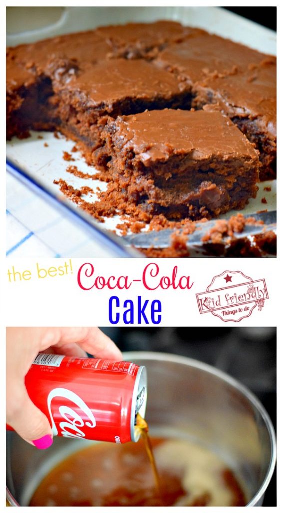 Homemade Chocolate Coca-Cola Cake {Moist & Delicious} with VIDEO | Kid ...