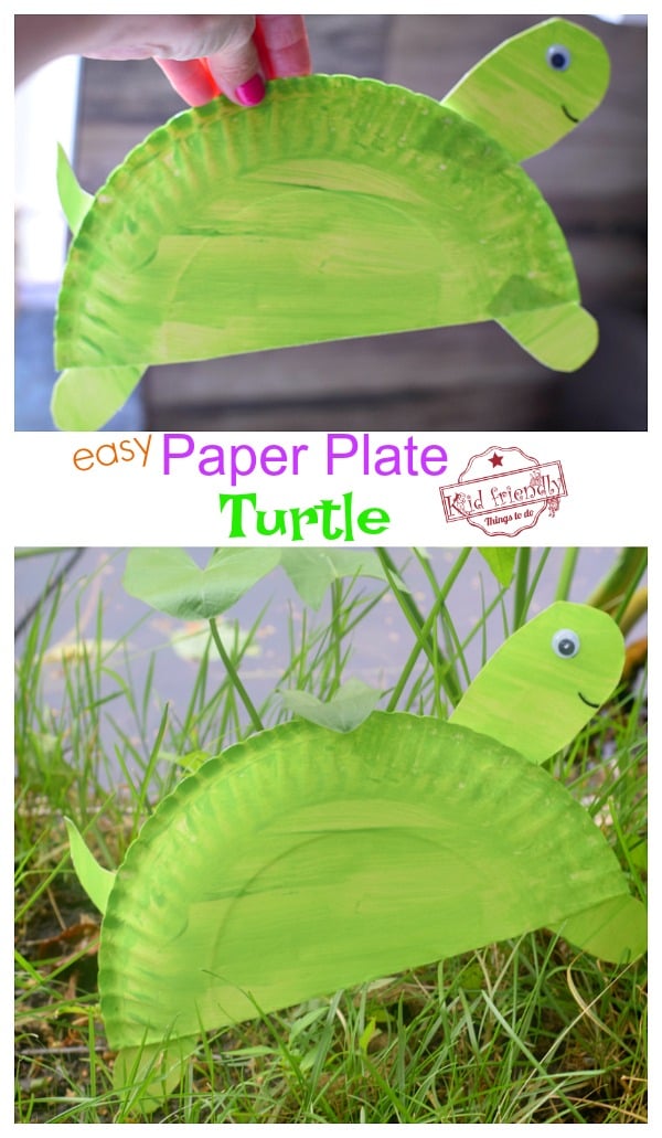 Paper Plate Turtle Craft Idea