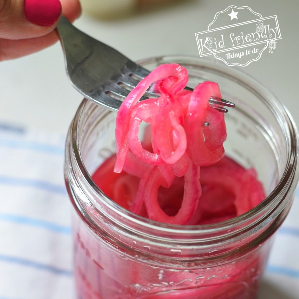 Pickled Red Onions Recipe | Kid Friendly Things To Do