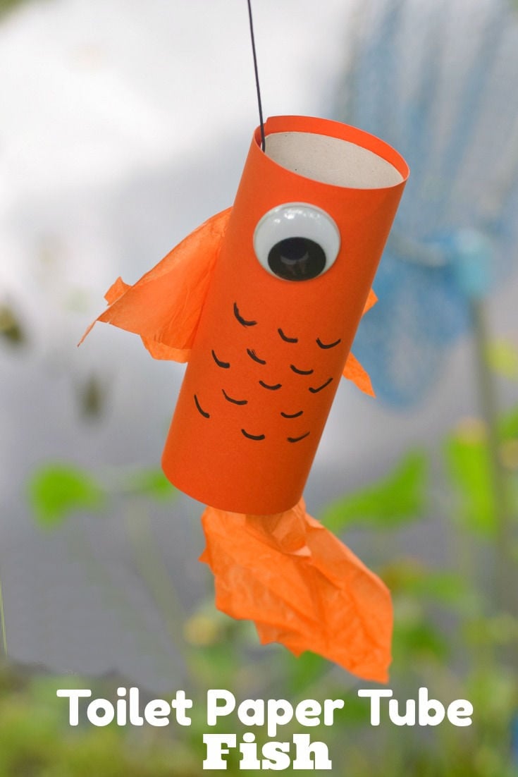 toilet paper tube fish craft