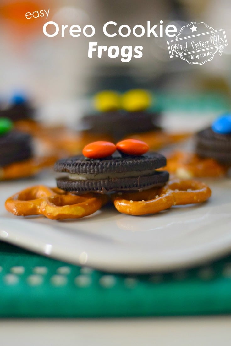 Oreo cookie frogs