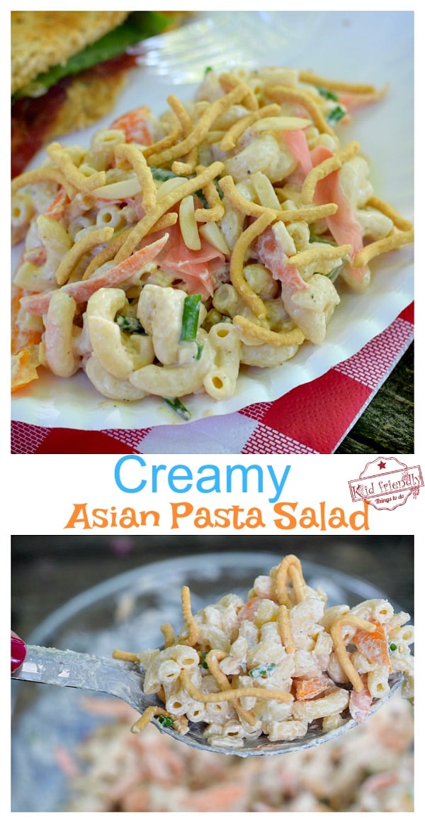 Asian pasta salad 
