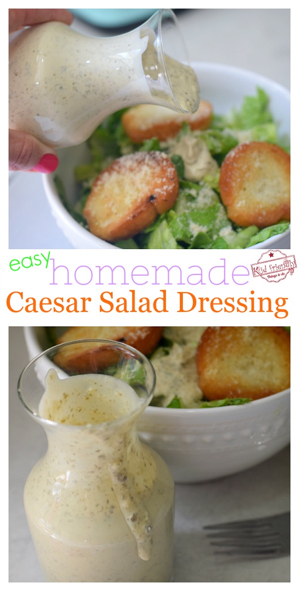 Homemade Caesar Salad Dressing {with No Egg}