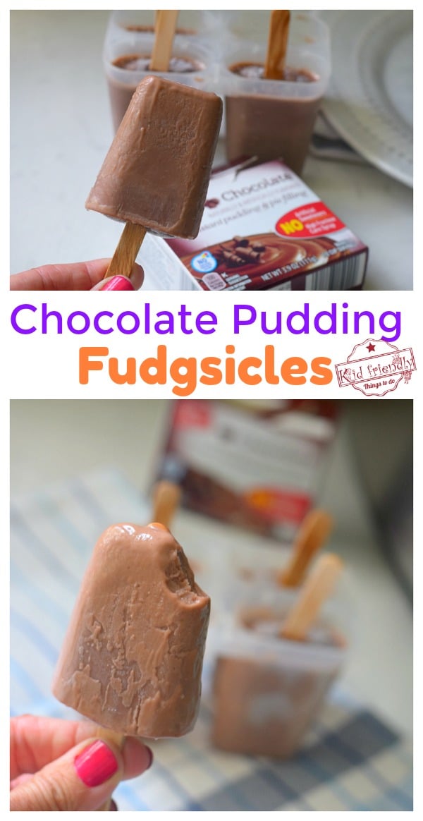 chocolate pudding pops 