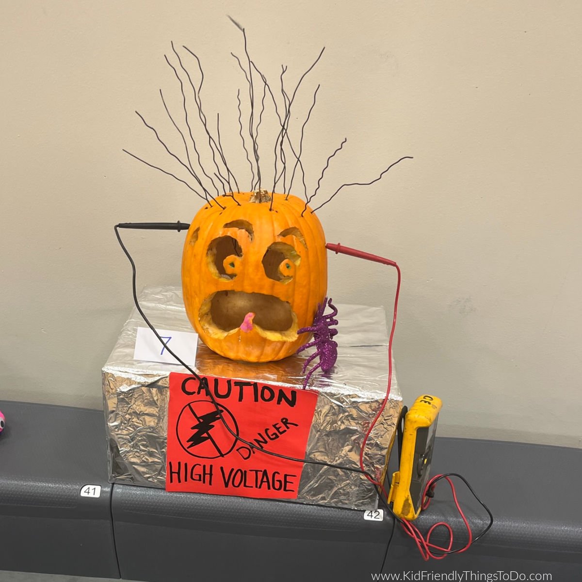 high voltage pumpkin