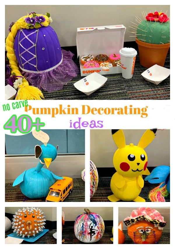 Over 40 pumpkin decorating ideas 