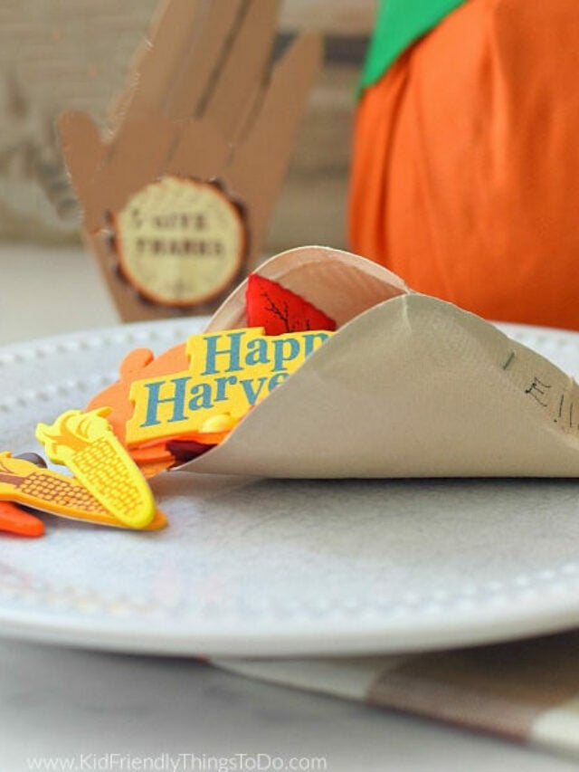 Paper Plate Cornucopia Craft – Story