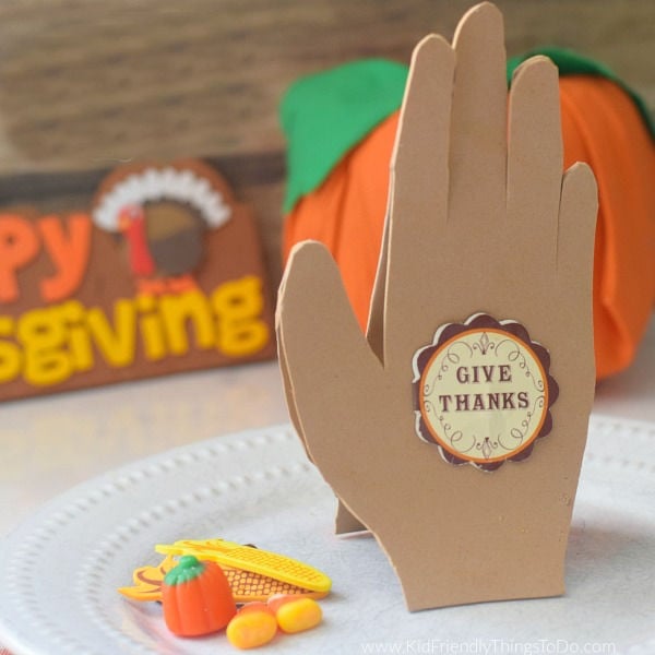 praying hands Thanksgiving craft