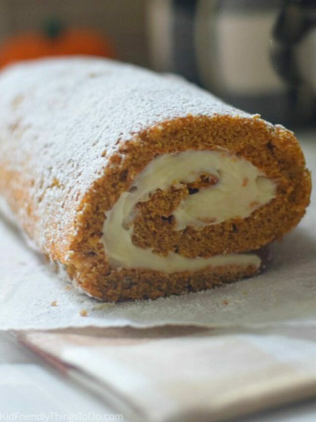 Pumpkin Roll Recipe with Cream Cheese Filling – Story