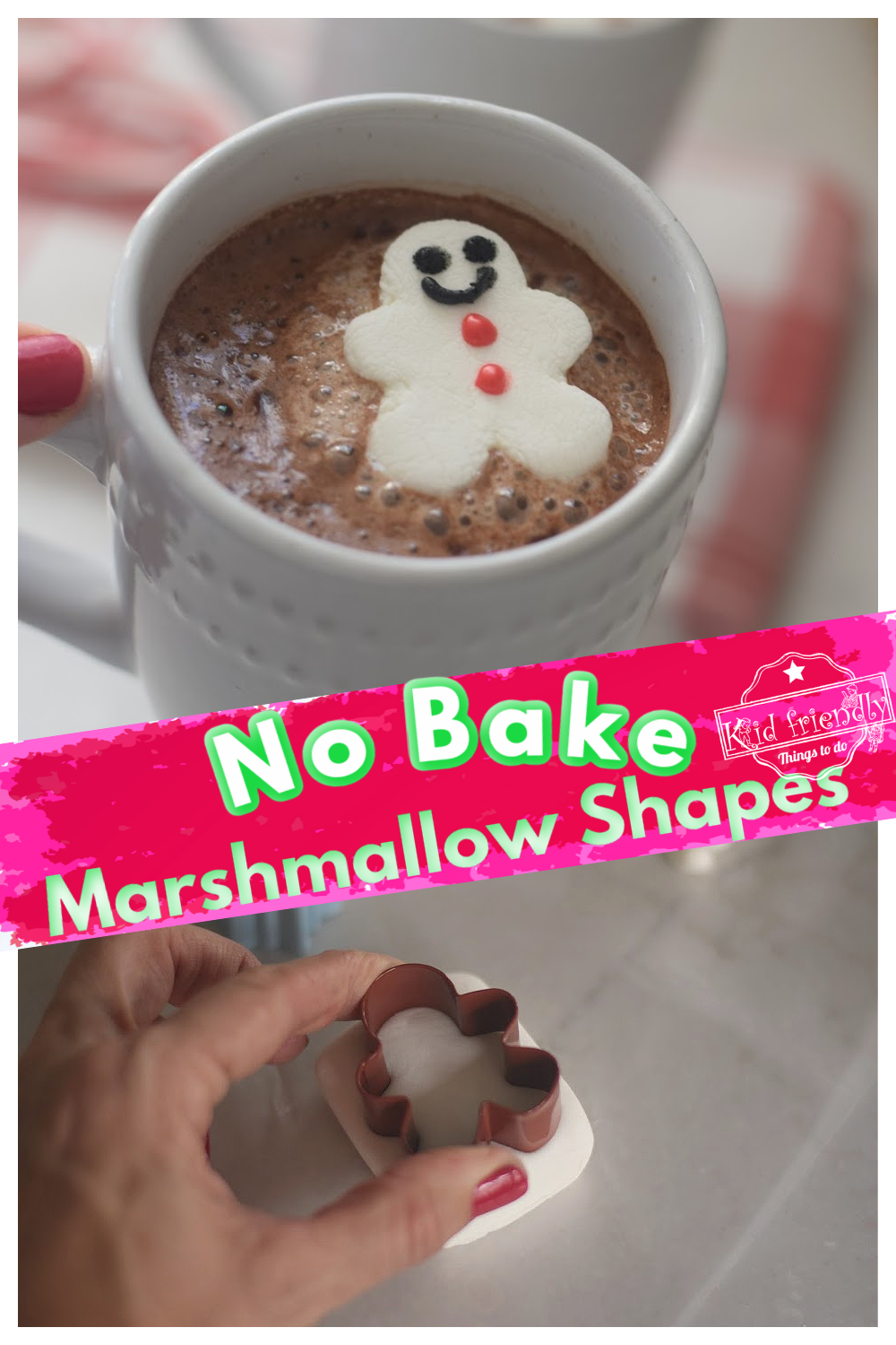 making marshmallow shapes 