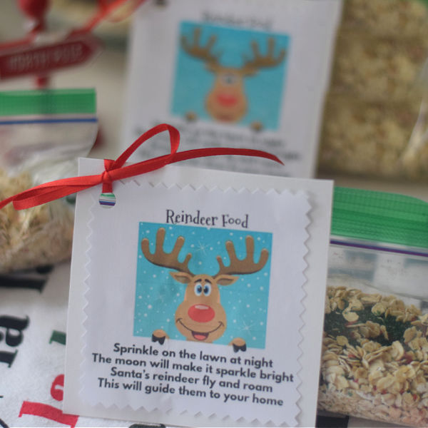 Make Rudolph Out Of A Paper Bag & Make Reindeer Chow To Place Inside