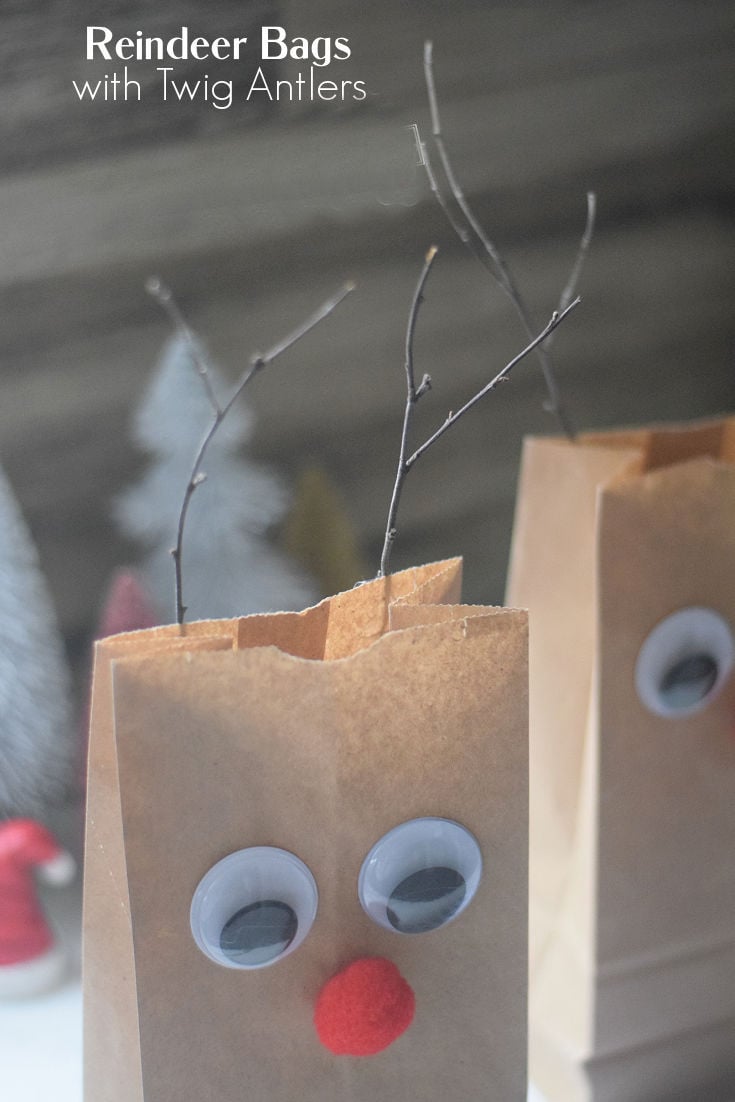 reindeer gift bags